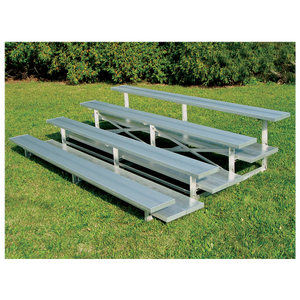 Trigon Low Rise Aluminum Bleachers For All Sports Sport Equipment