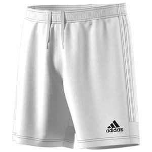 all white adidas shorts