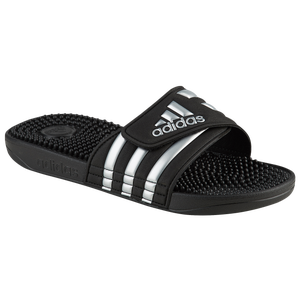 womens all black adidas slides