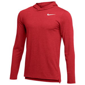 reservoir Bedrift Arv Nike Team Hyper Dry L/S Hooded Breathe Top - Men's - For All Sports -  Clothing - Scarlet/White