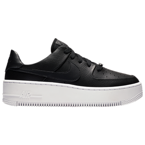 nike air force 1 sage low women's black