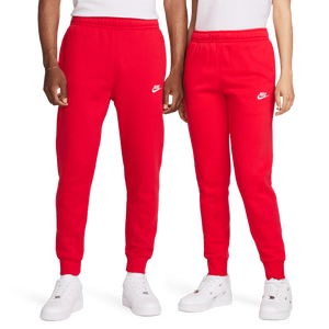 red nike mens joggers