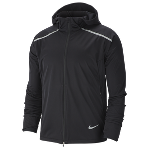 black and silver nike jacket