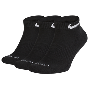 nike dri fit low cut socks black