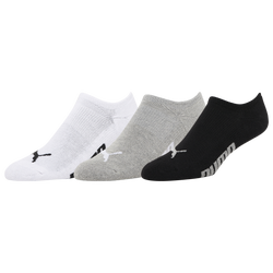 Women's - PUMA No Show 3 Pack Socks - White/Black