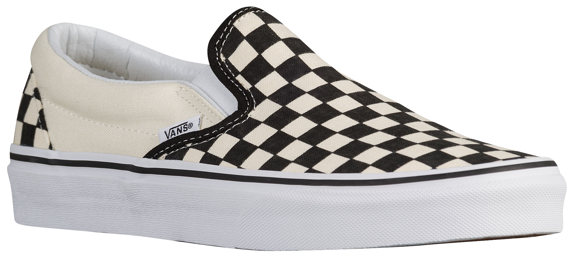 vans slip on checkerboard foot locker