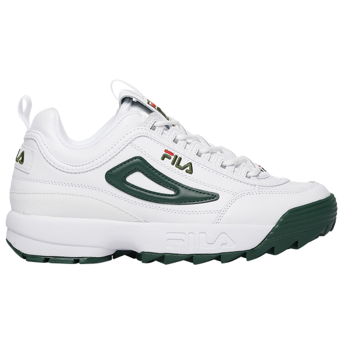 Fila Disruptor II - Men's Training Shoes - White / Sycamore / Red - 1FM00139-124
