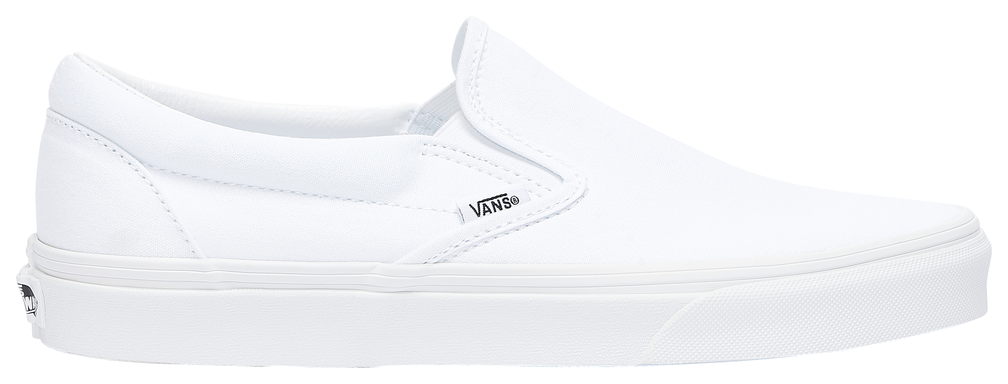 white slip on vans footlocker