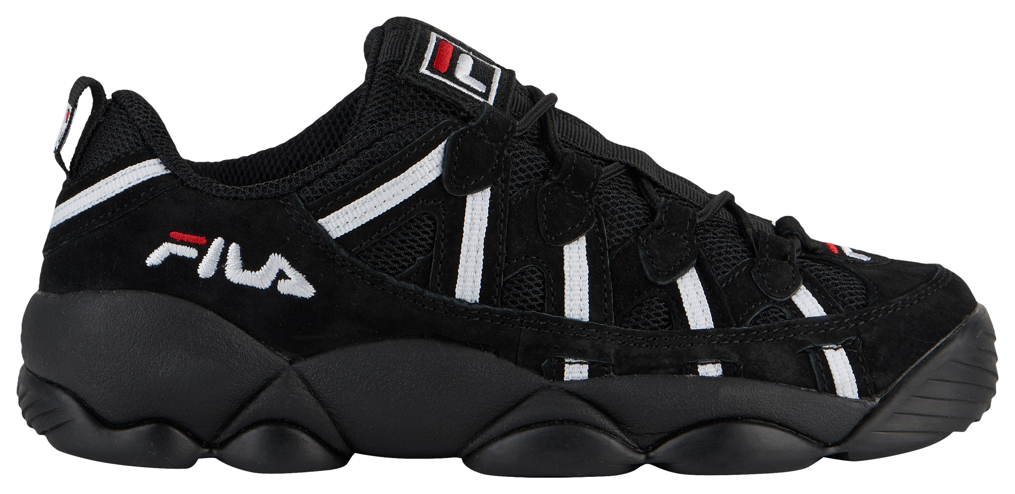 fila spaghetti low women's black