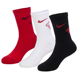 Boys' Grade School - Nike Crew Socks 3 Pack 5-7 - Red/White/Blue