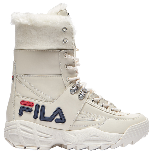 Fila Disruptor Boot - Women's Sneaker Boots - White / Navy / Red - 5HM00545-125