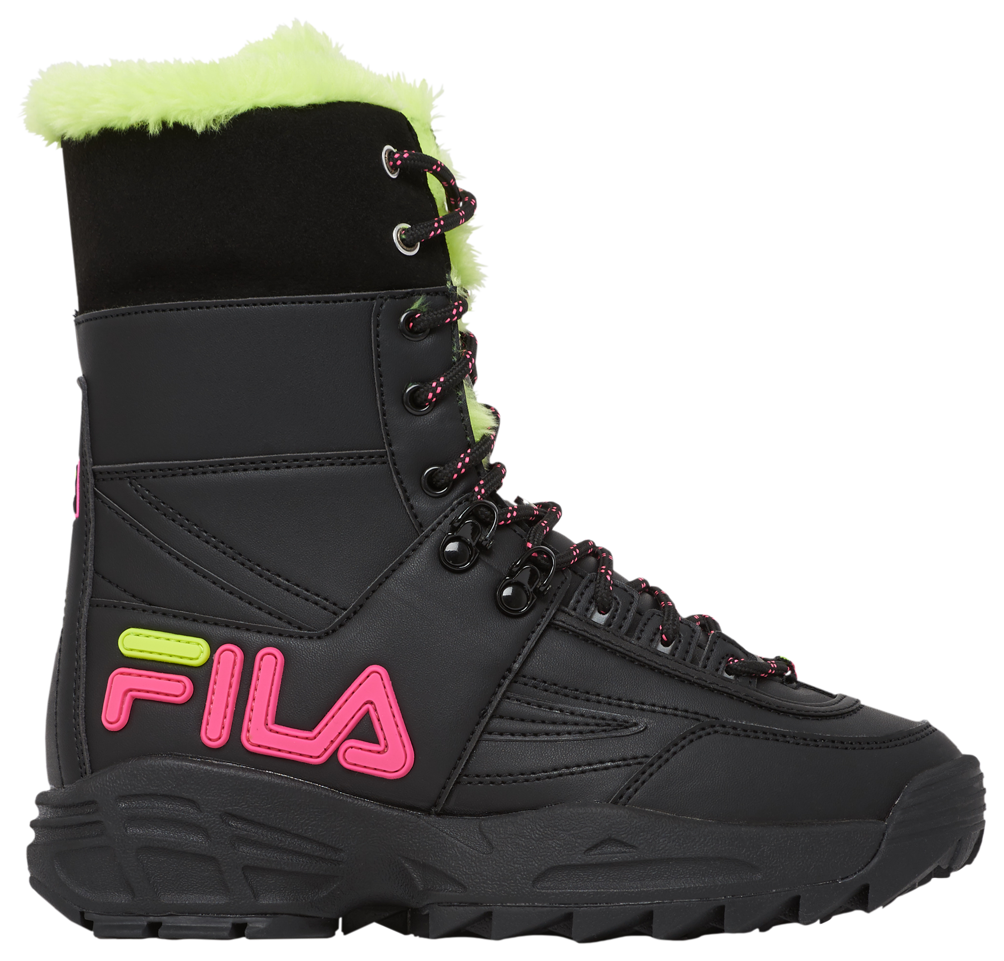 fila disruptor with fur