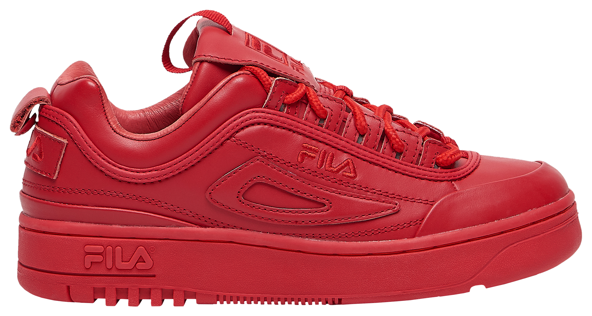 womens red filas