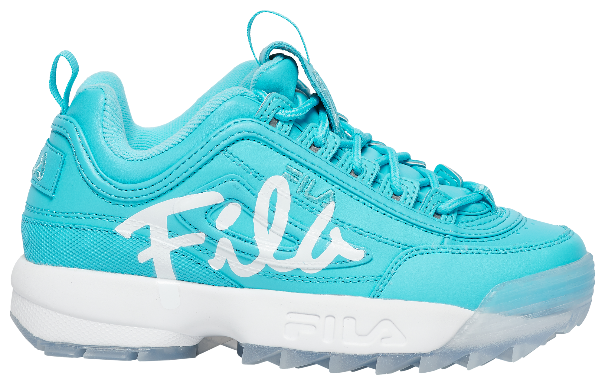 fila sandals kids blue