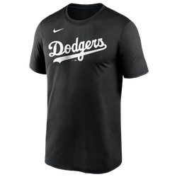 Men's - Nike Dodgers Wordmark Legend T-Shirt - Black/Black