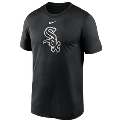 Men's - Nike White Sox Large Logo Legend T-Shirt - Black/Black