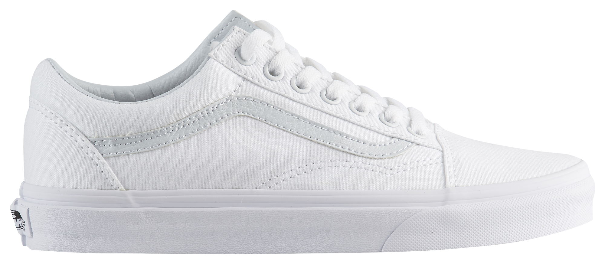 white slip on vans footlocker