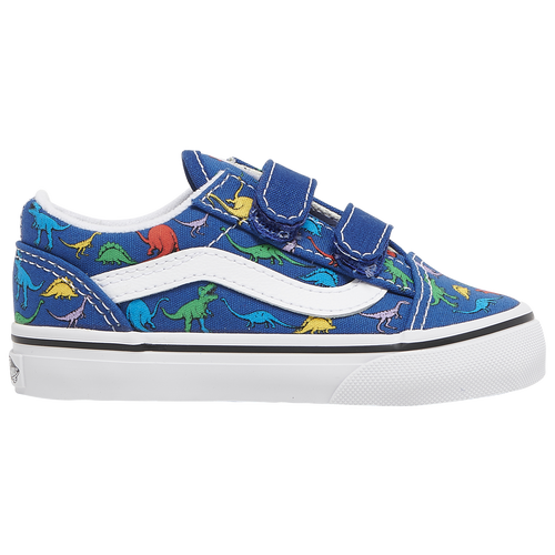 

Boys Vans Vans Old Skool - Boys' Toddler Shoe Blue/Multi Size 05.0