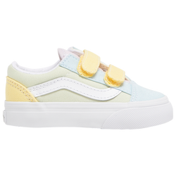 Girls' Toddler - Vans Old Skool - Green/Blue/Yellow