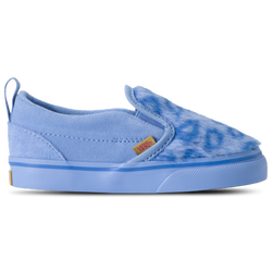 Girls' Toddler - Vans Classic Slip On Velcro - Blue