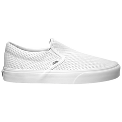 Girls' Grade School - Vans Classic Slip On - White