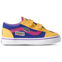 Girls' Toddler - Vans Old Skool Velcro - Rumi Yellow/Multi