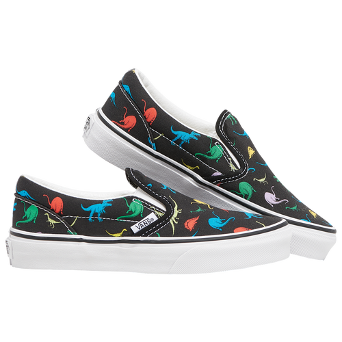 

Boys Preschool Vans Vans Classic Slip On - Boys' Preschool Shoe Black/Multi Size 03.0