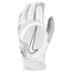 Nike Alpha Huarache Pro Batting Gloves - Men's White/White/White