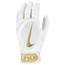 Nike Alpha Huarache Edge Batting Gloves - Men's White/White/White
