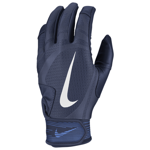 

Nike Mens Nike Alpha Huarache Edge Batting Gloves - Mens Midnight Navy/Midnight Navy/Midnight Navy Size L