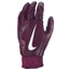 Nike Alpha Huarache Edge Batting Gloves - Men's Deep Maroon/Deep Maroon/Deep Maroon