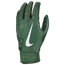 Nike Alpha Huarache Edge Batting Gloves - Grade School Deep Forest/Deep Forest/Deep Forest