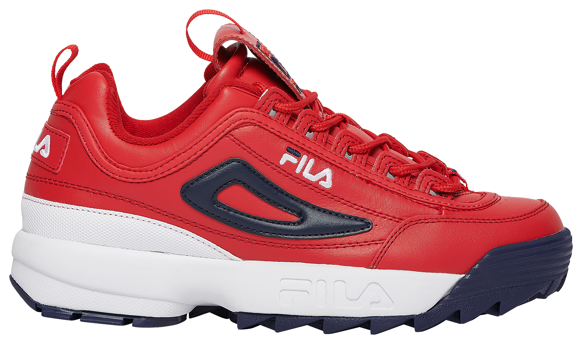 fila disruptor rouge bordeaux