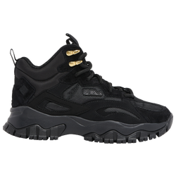 Boys' Grade School - Fila Ray Tracer Boots - Black/Black