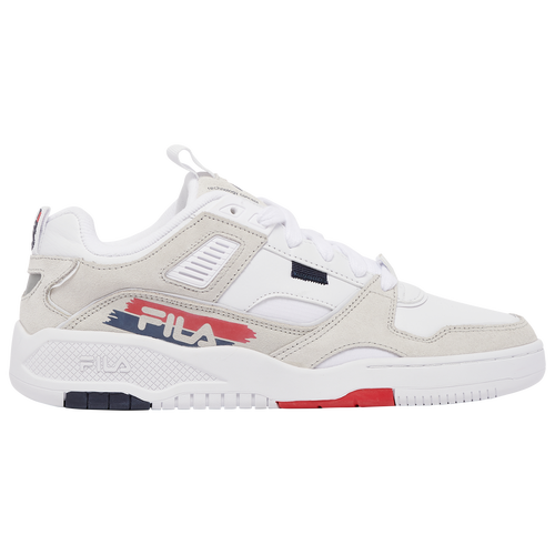 

Fila Mens Fila Corda - Mens Basketball Shoes White/Navy/Red Size 8.0