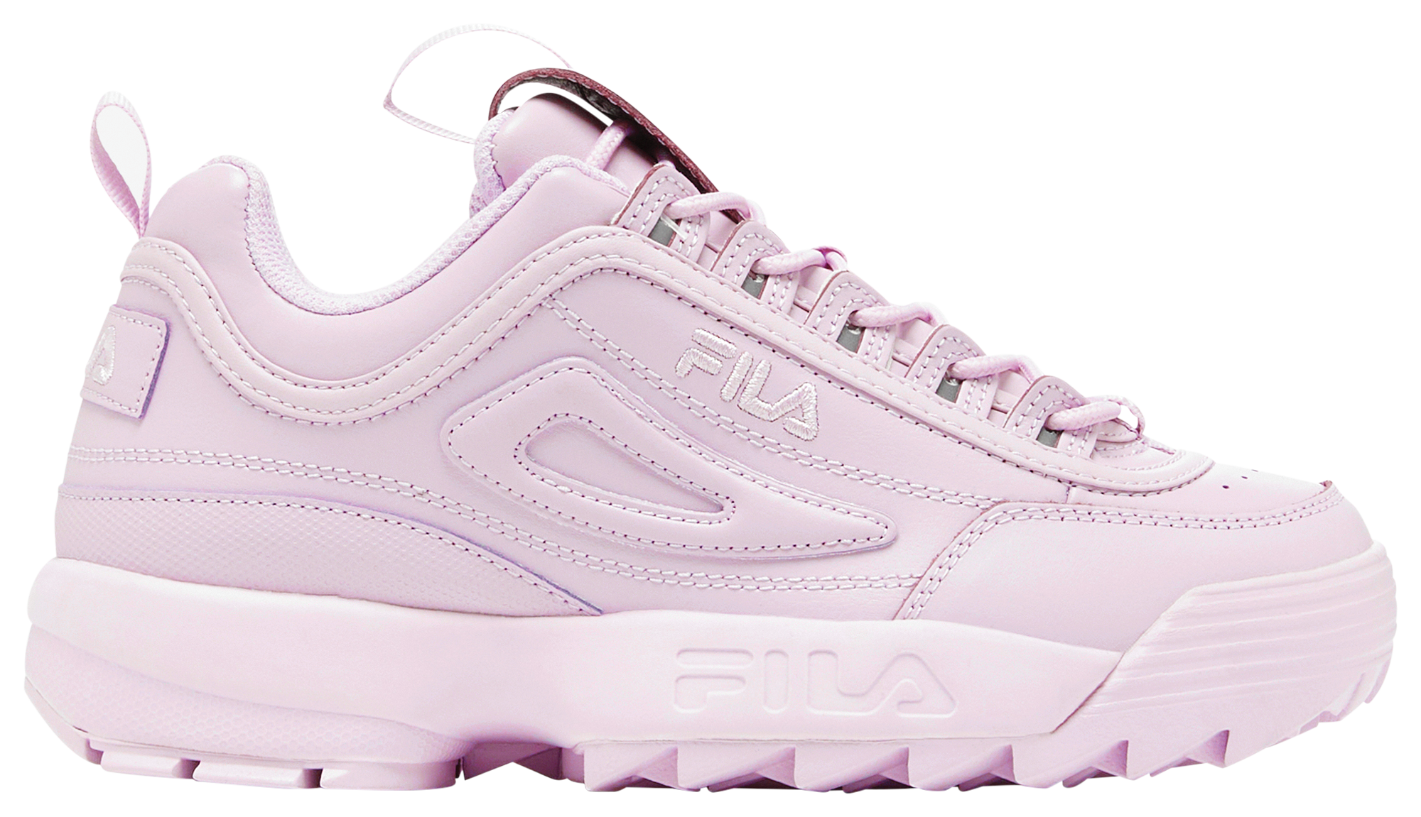 light purple fila shoes