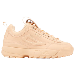 Women's - Fila Disruptor II Premium - Orange/Orange