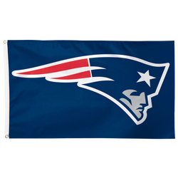 Adult - WinCraft New England Patriots 3x5 Deluxe Flag - Navy/Red/Silver