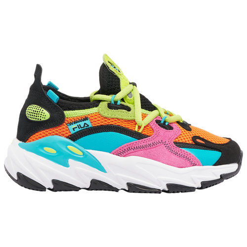 

Fila Boys Fila Ray Tracer Evo 2 - Boys' Preschool Shoes Orange/Pink/Blue Size 11.0