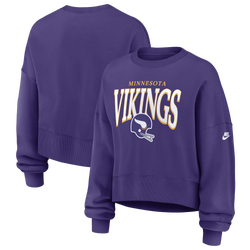 Women's - Nike NFL Vikings Crew - Purple