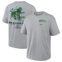 Men's - Nike Seahawks Rival Short Sleeve T-Shirt - Grey