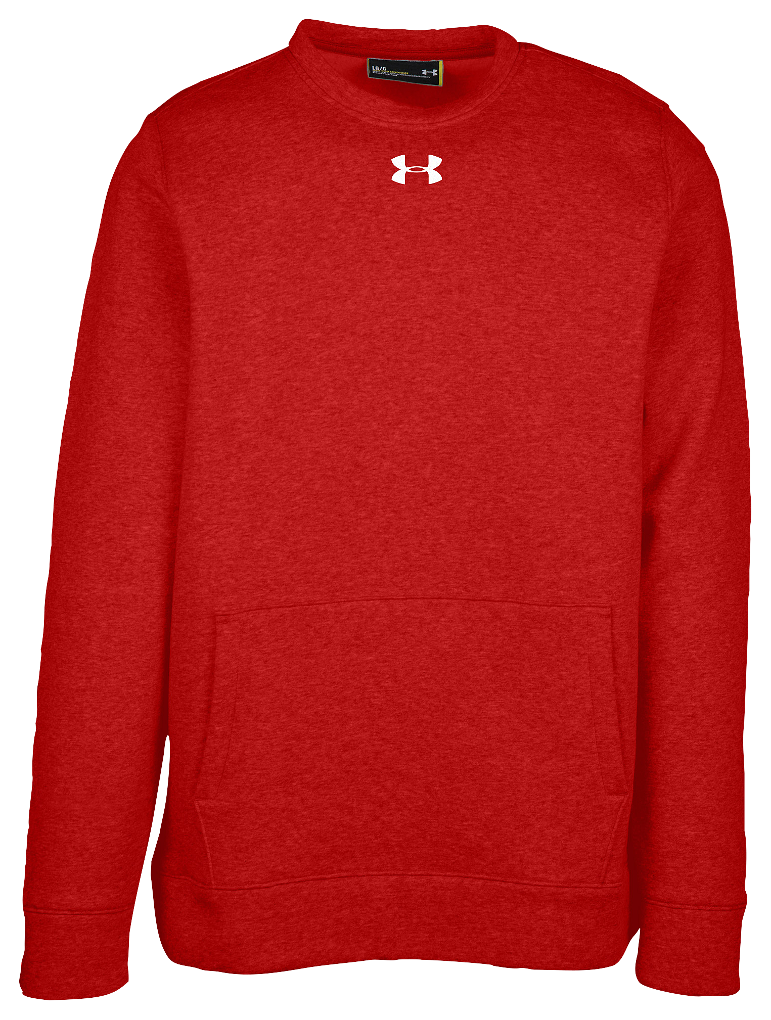 ua hustle fleece 2.0 crew