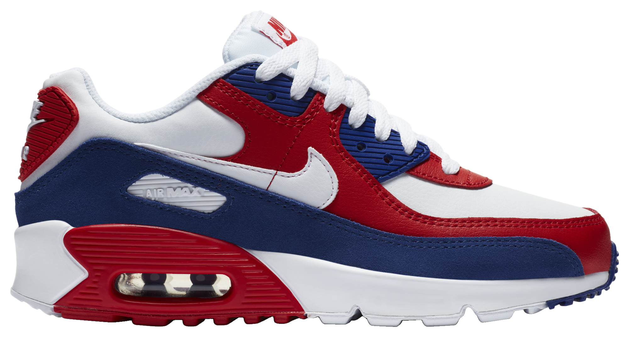 nike air max 90 blue red