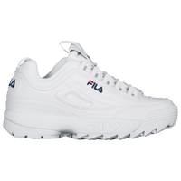 Fila Men's Disruptor Ii Premium White / Navy Gum Ankle-High Patent