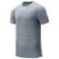 New Balance Q Speed Fuel Jaquard Short Sleeve - Men's Grey