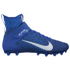blue white nike football cleats