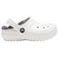 Crocs Lined Clog - Boys' Grade School White/Gray