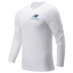 Men's - New Balance WNL Long Sleeve T-Shirt - White