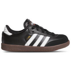 Boys' Grade School - adidas Samba Classic - Black/White