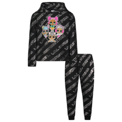 Girls' Toddler - PUMA X LOL Fleece Pullover Hoodie & Jogger Set - Black/Multi